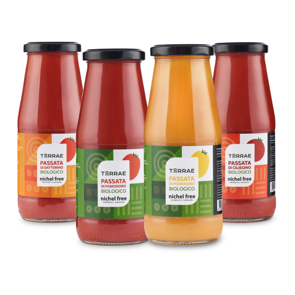 Mix passate di pomodoro nichel free